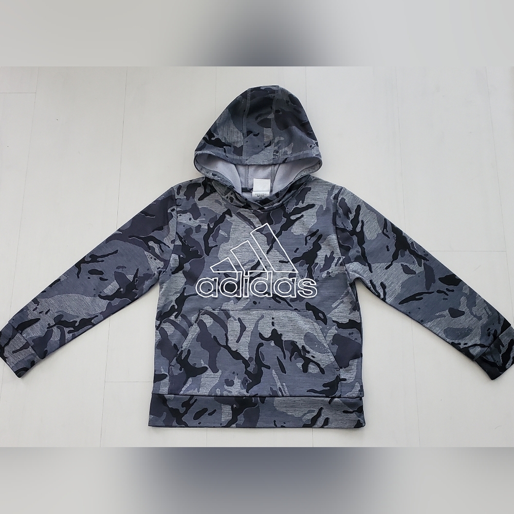 Adidas Hoodie Sweater Size Small Camo Camouflage Boys Kids